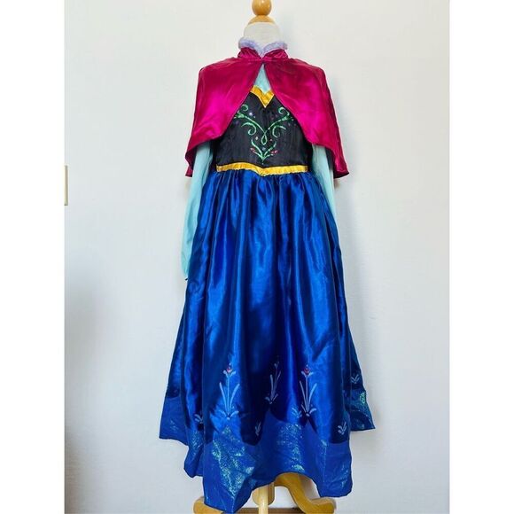 Disney Girls Kids 8 Anna Frozen Halloween Costume - Picture 5 of 9
